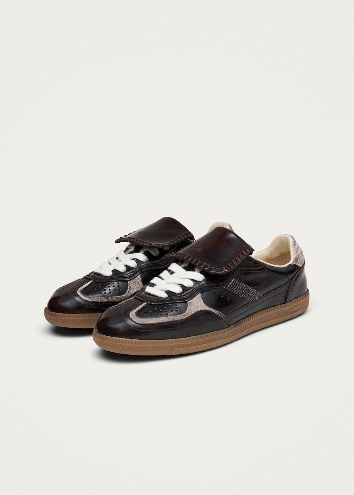 Tb.490 Club Brushed Dark Chocolate Leather Sneakers | ALOHAS
