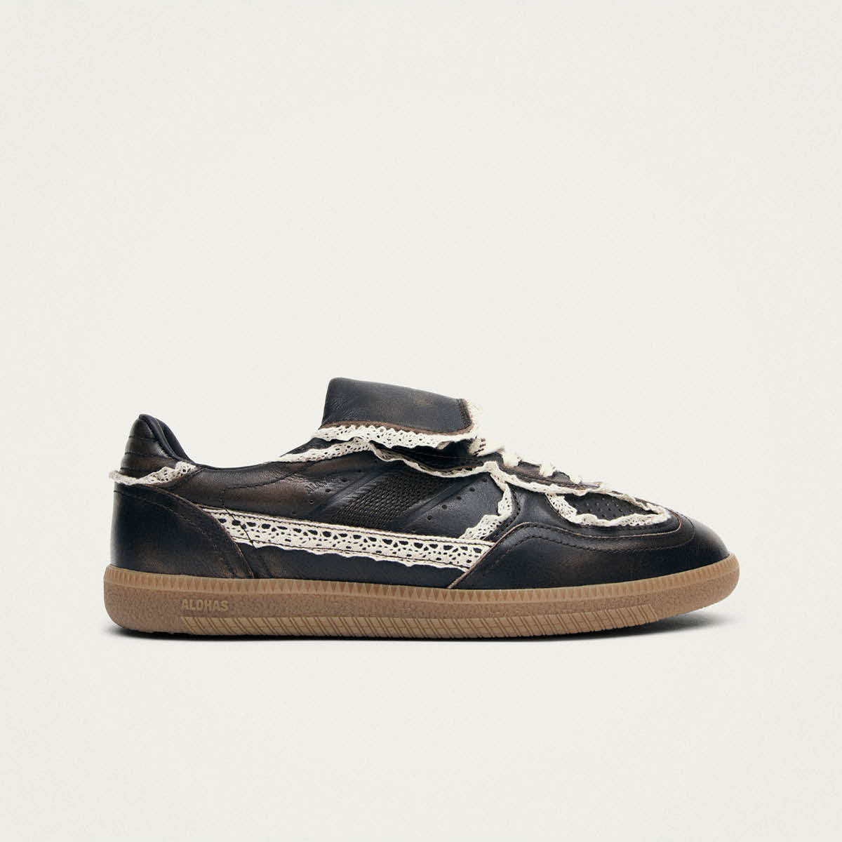 Tb.490 Club Häkel Vintage-Effekt Braun Leder Sneaker
