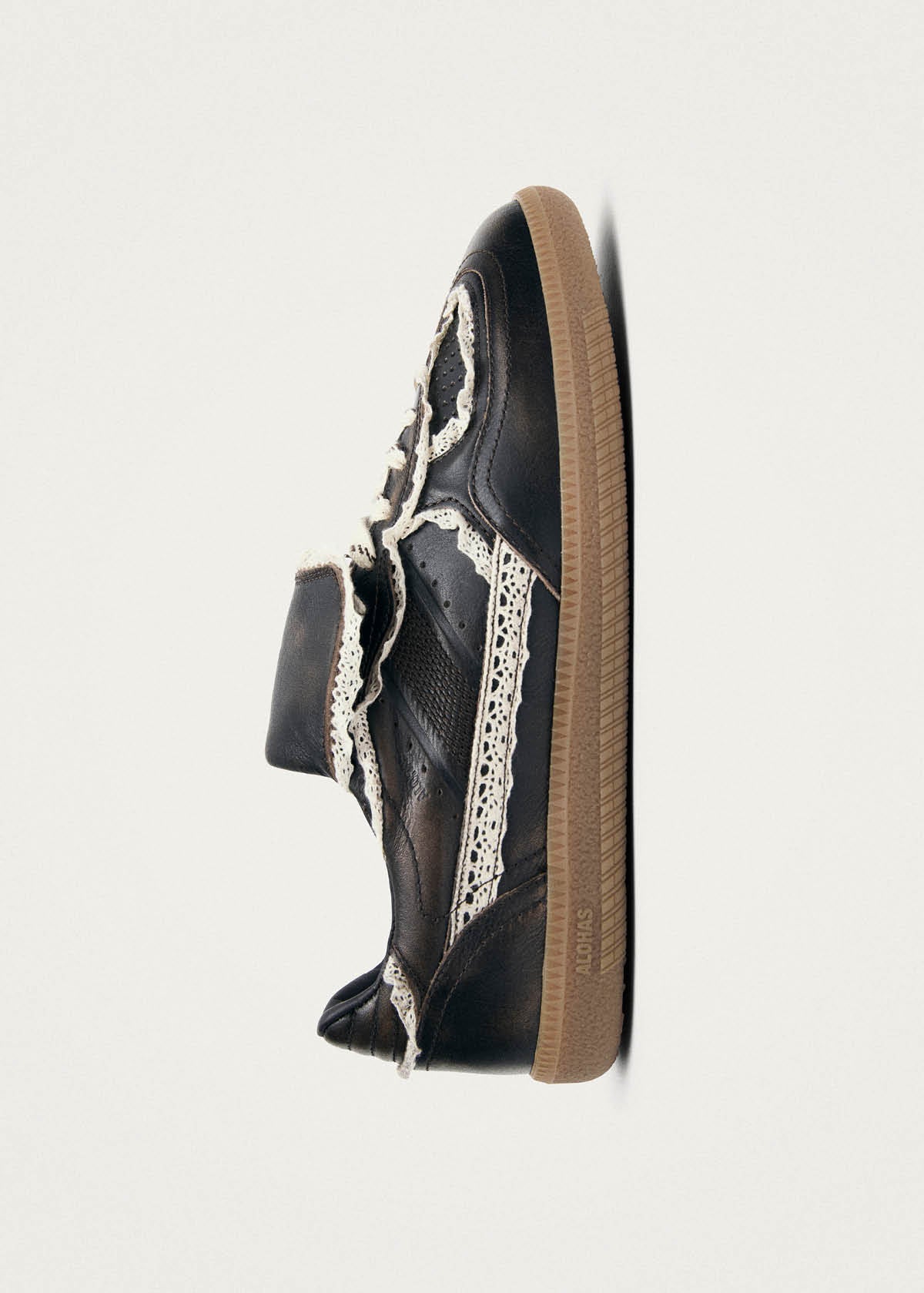 Tb.490 Club Häkel Vintage-Effekt Braun Leder Sneaker
