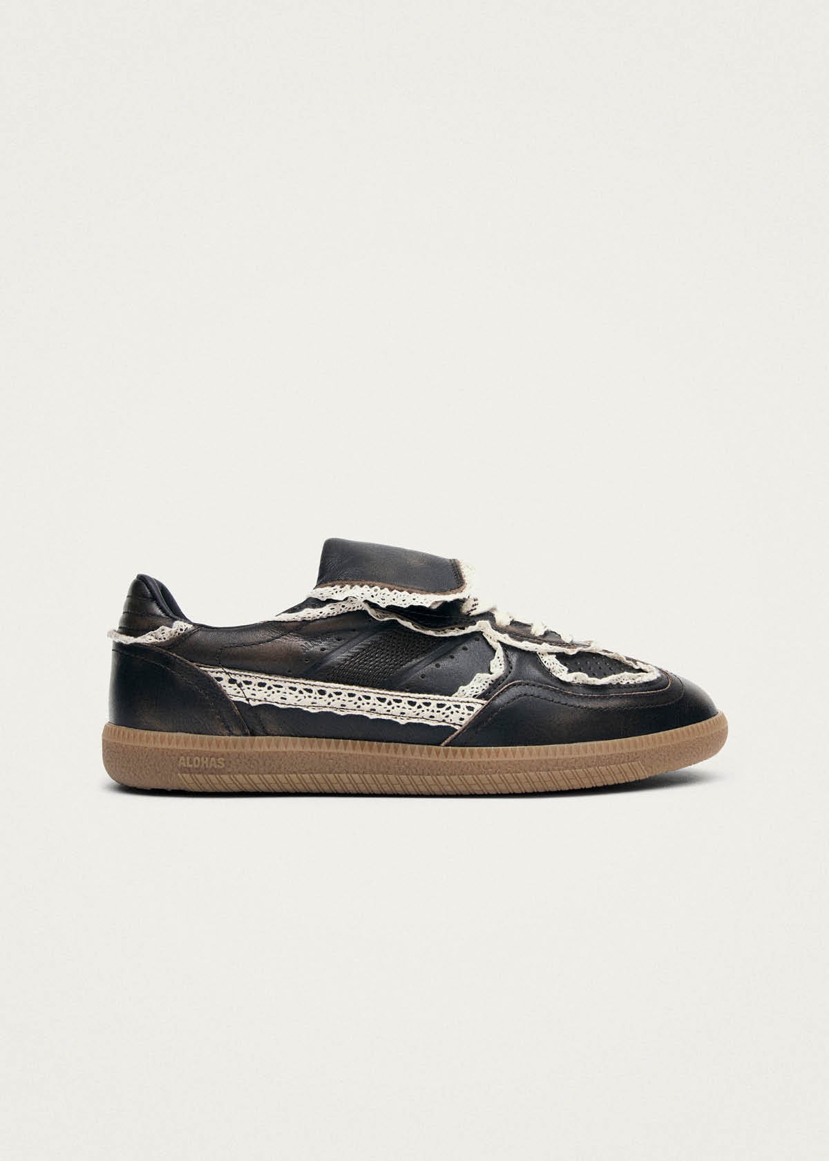 Tb.490 Club Häkel Vintage-Effekt Braun Leder Sneaker