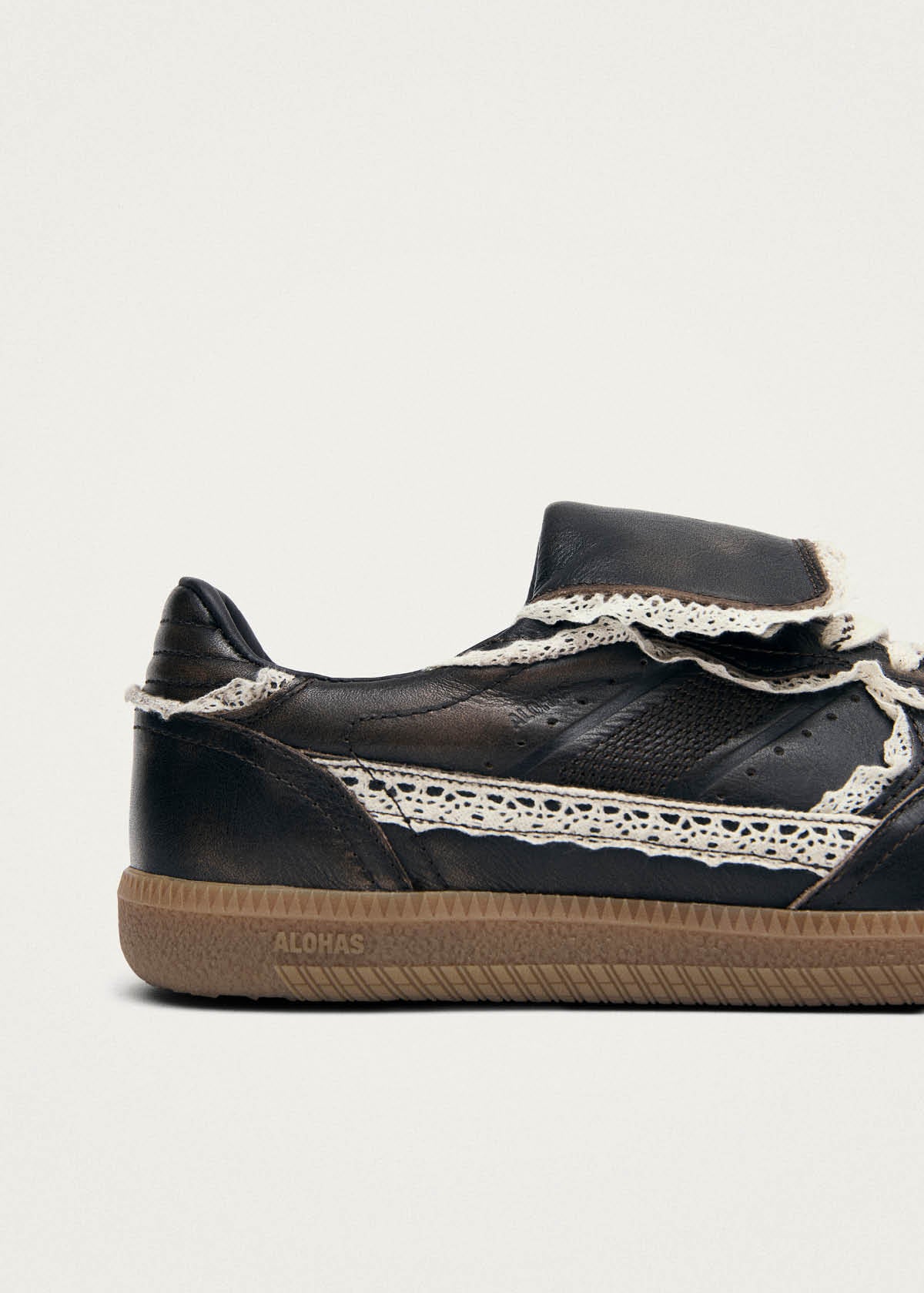 Tb.490 Club Häkel Vintage-Effekt Braun Leder Sneaker