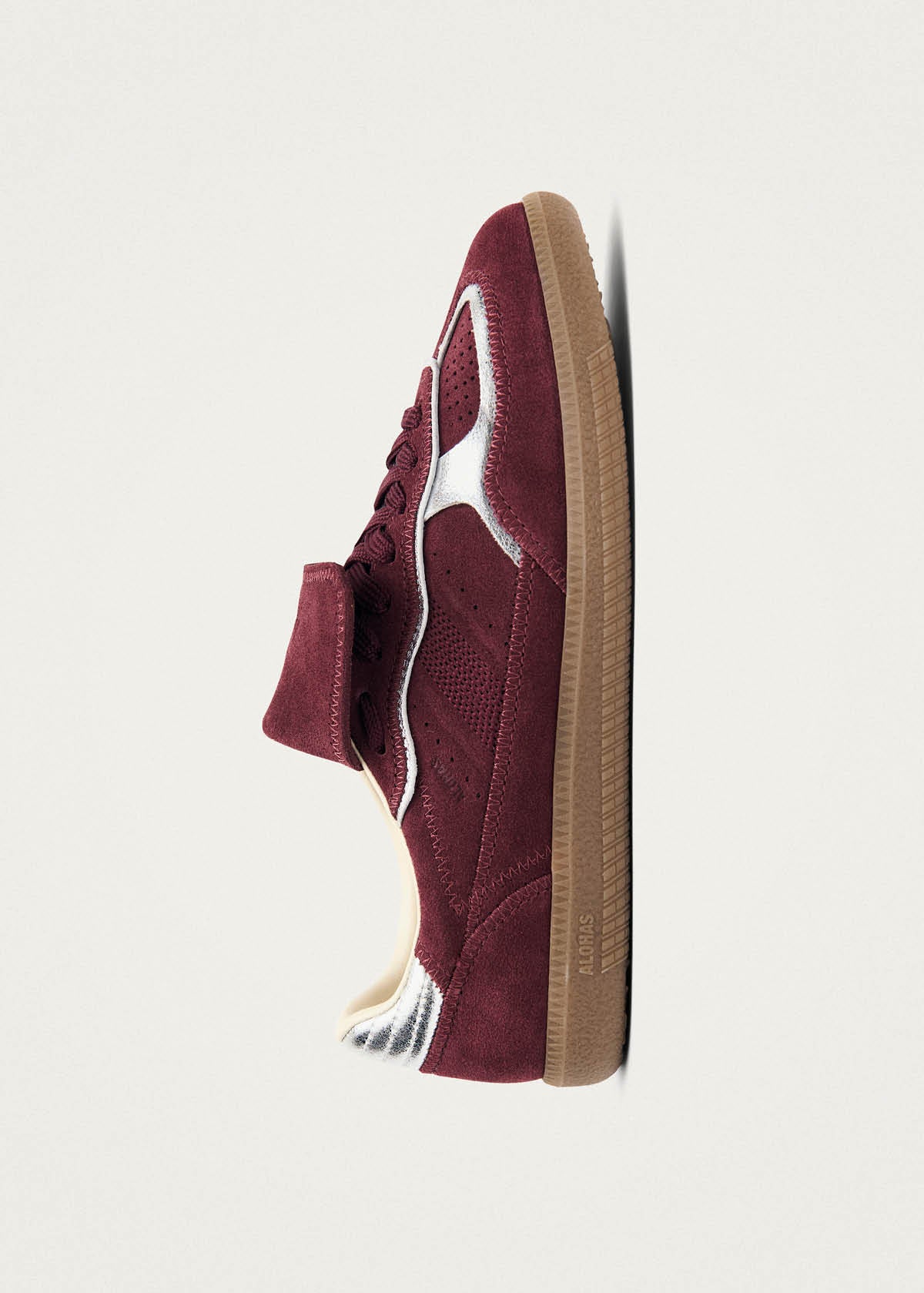 Tb.490 Club Rife Shimmer Burgundy Leather Sneakers