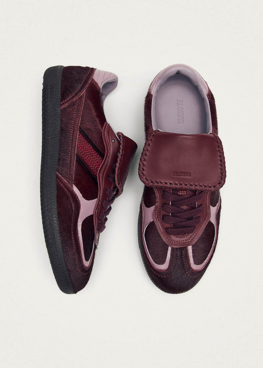 Tb.490 Club Soft Burgundfarbene Leder Sneaker-image