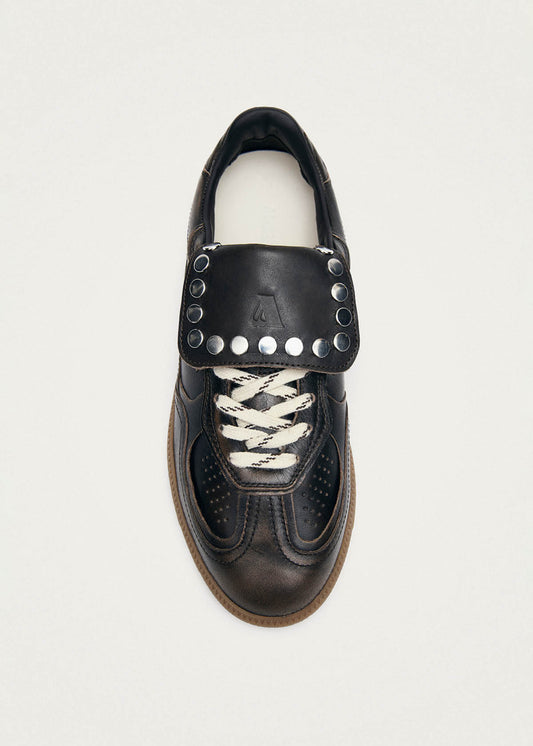 Tb.490 Club Nieten Vintage-Effekt Braun Leder Sneaker-image