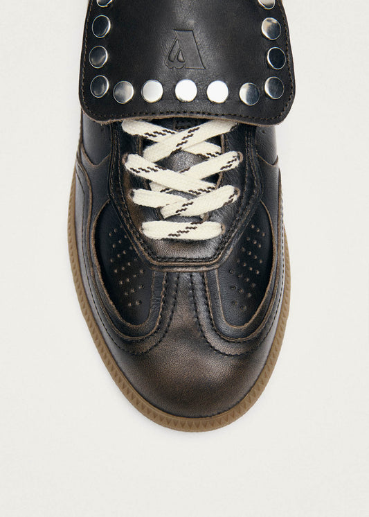 Tb.490 Club Nieten Vintage-Effekt Braun Leder Sneaker-image