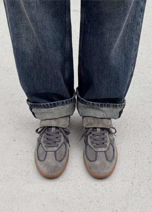 Tb.490 Club Suede Dark Grey Leather Sneakers-image