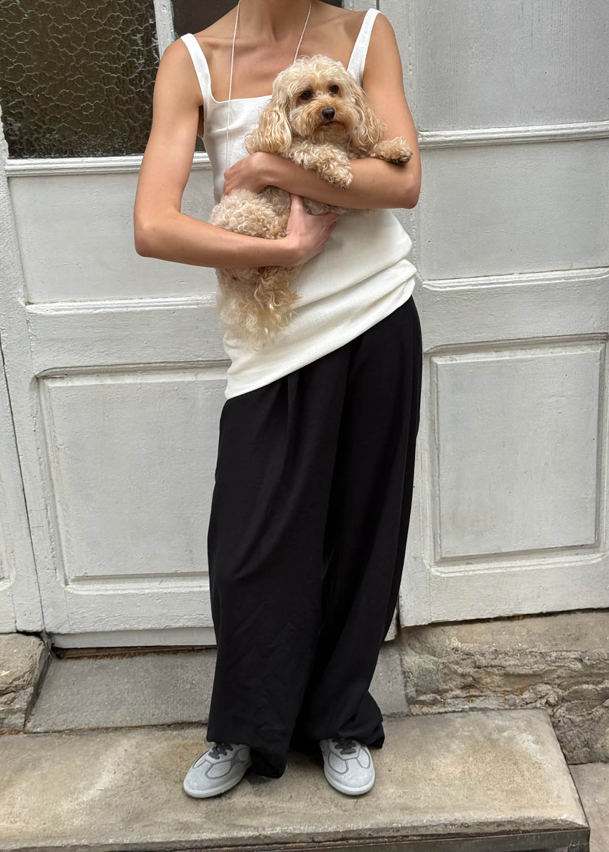 Tb.490 Club Suede Pale Grey Leather Sneakers