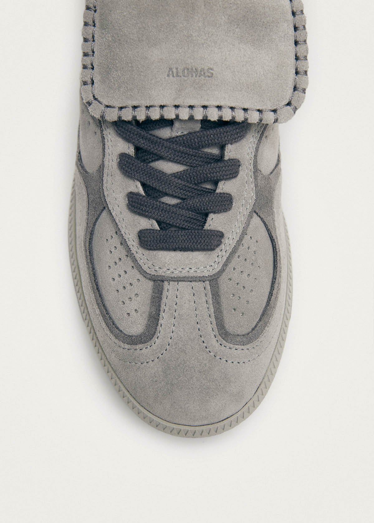 Tb.490 Club Suede Pale Grey Leather Sneakers