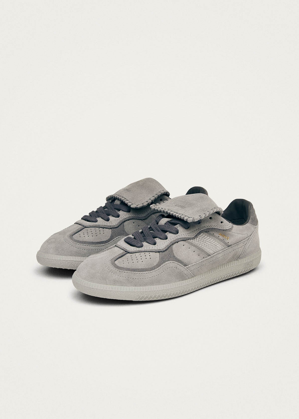 Tb.490 Club Suede Pale Grey Leather Sneakers
