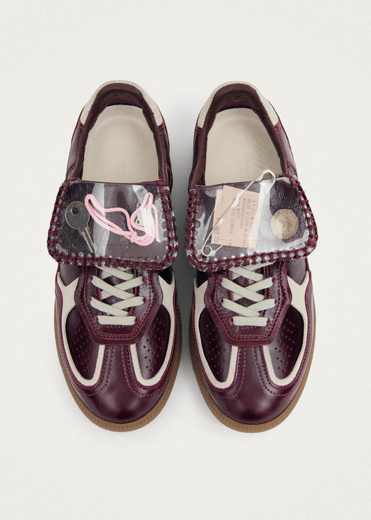 Baskets en cuir bordeaux Tb.490 Club Vinyl-image