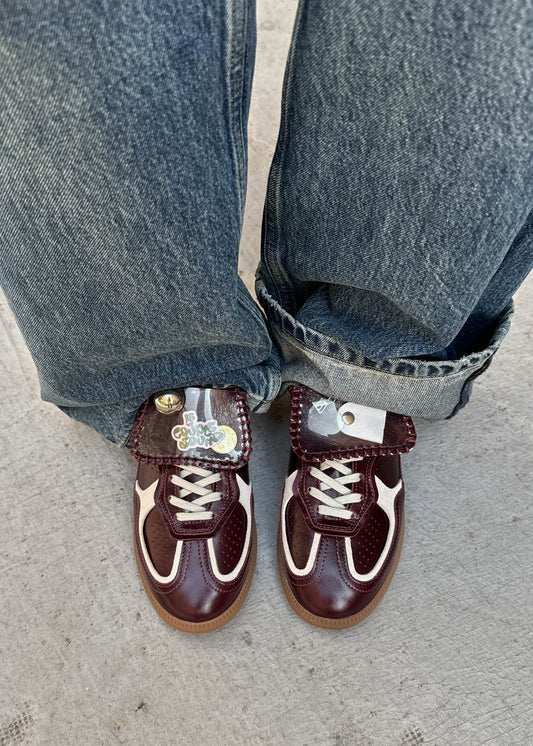 Baskets en cuir bordeaux Tb.490 Club Vinyl-image
