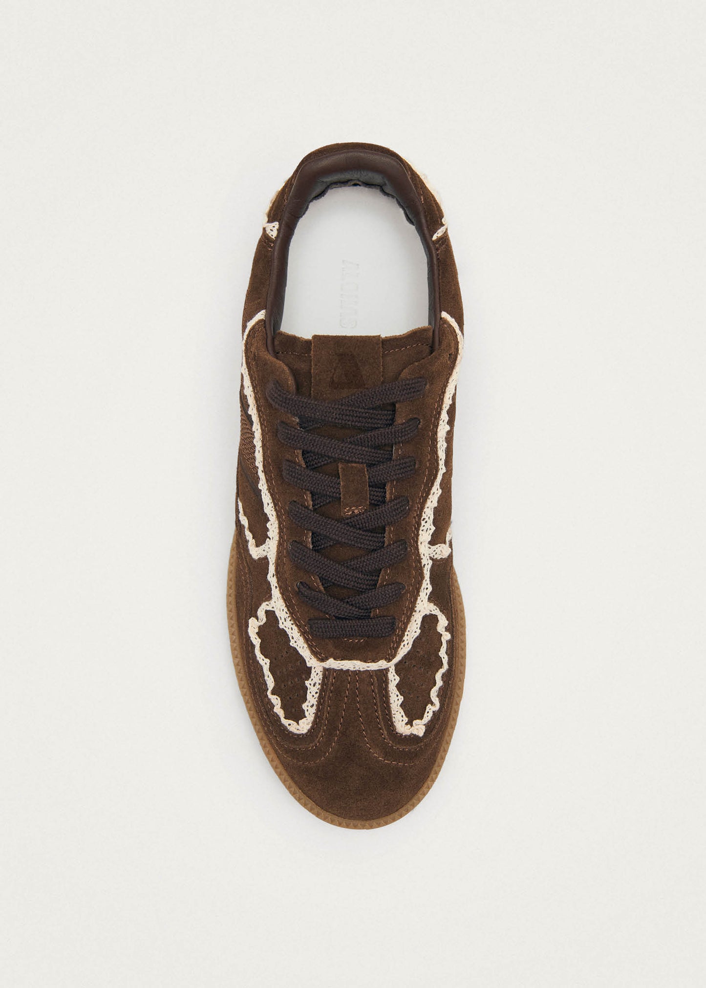 Tb 490 Crochet Chocolate Leather Sneakers ALOHAS tb-490-crochet-chocolate-leather-sneakers-alohas