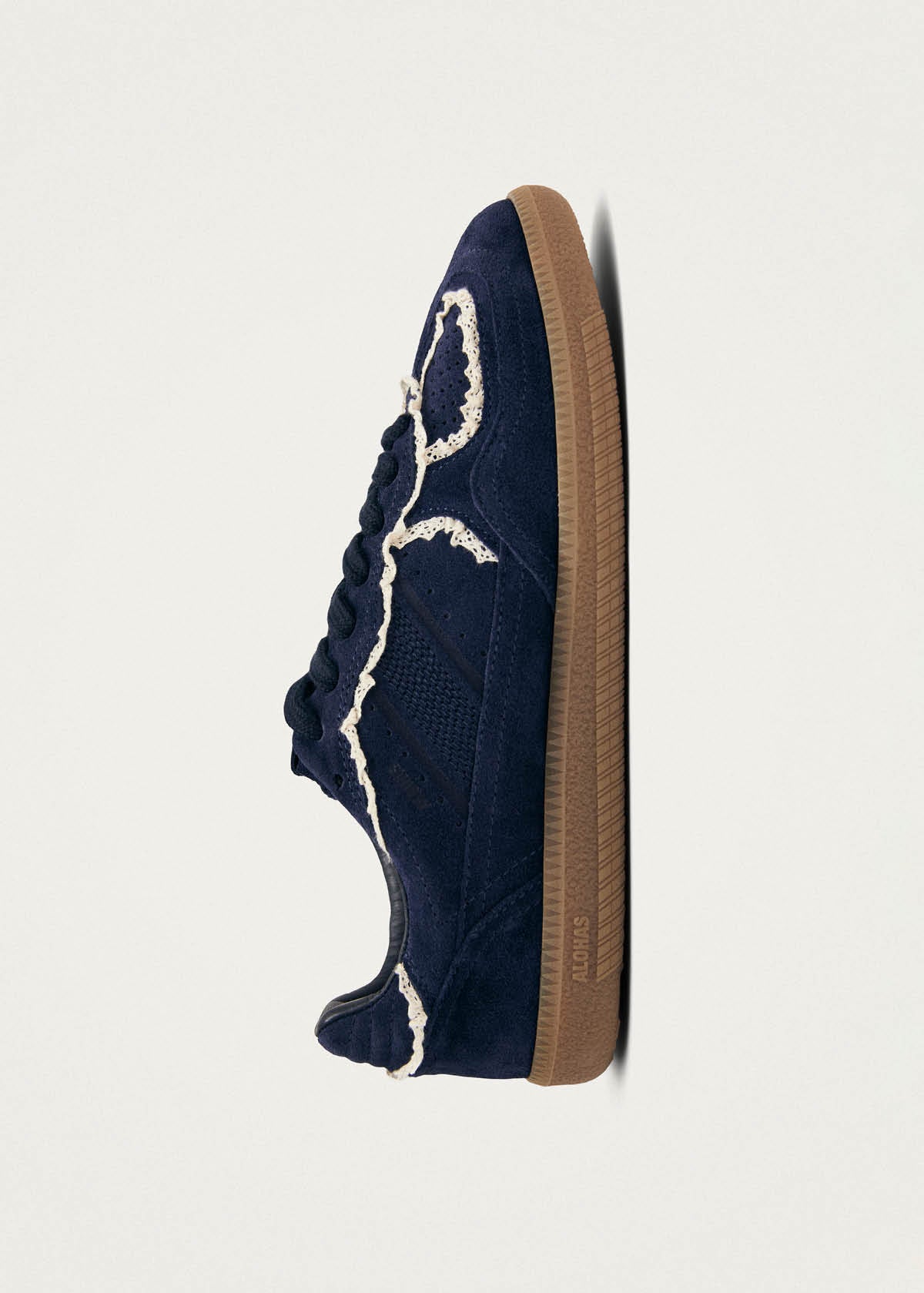 Tb.490 Crochet Navy Leather Sneakers | ALOHAS