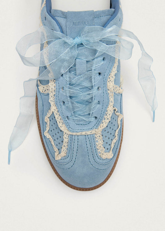 Tb.490 Crochet Blue Leather Sneakers-image