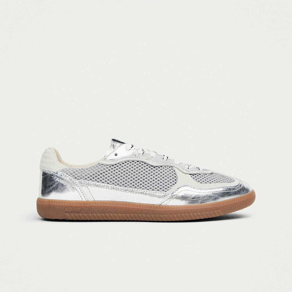 Baskets argentées Tb.490 Mesh
