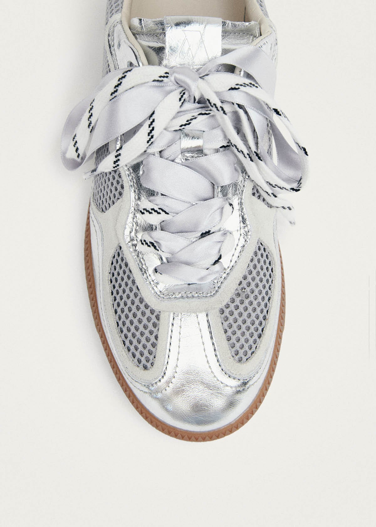 Baskets argentées Tb.490 Mesh