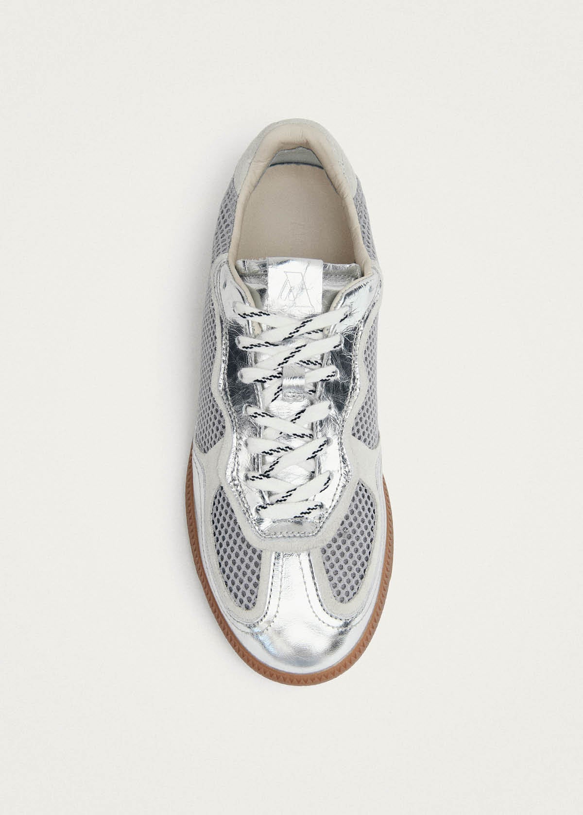 Baskets argentées Tb.490 Mesh