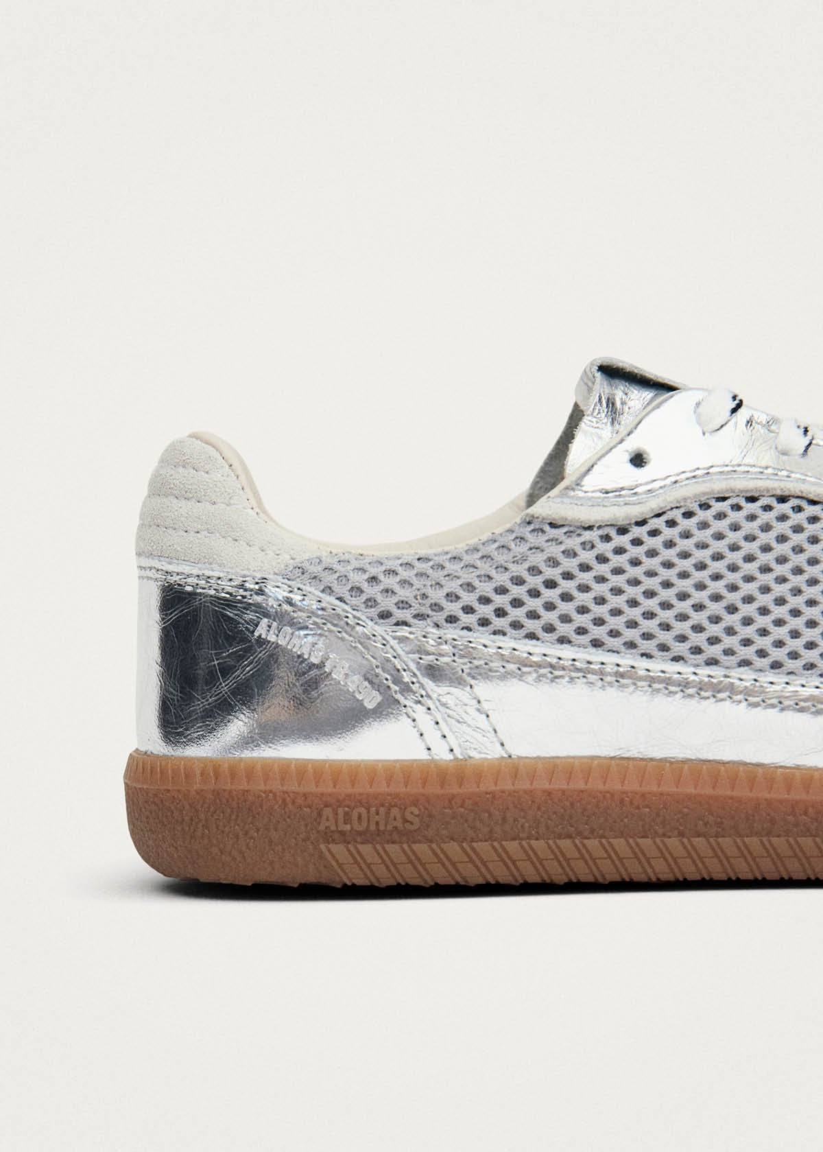 Baskets argentées Tb.490 Mesh