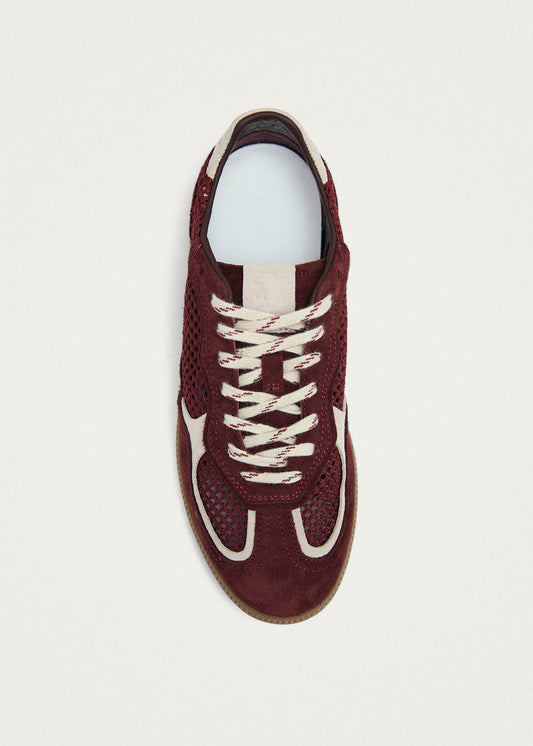 Tb.490 Mesh Suede Burgundy Sneakers-image
