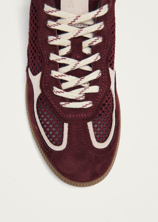 Tb.490 Mesh Suede Burgundy Sneakers-image