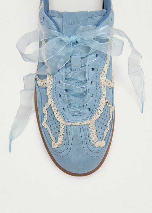 Tb.490 Mule Crochet Blue Leather Sneakers-image
