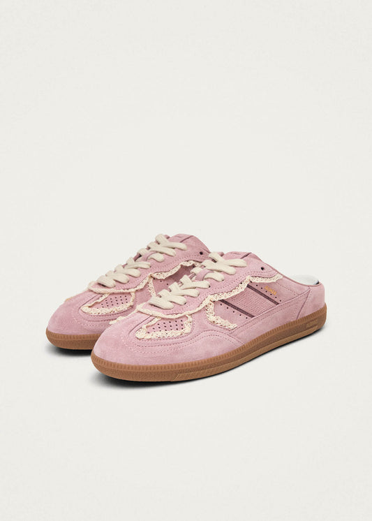 Tb.490 Mule Crochet Pink Leather Sneakers-image