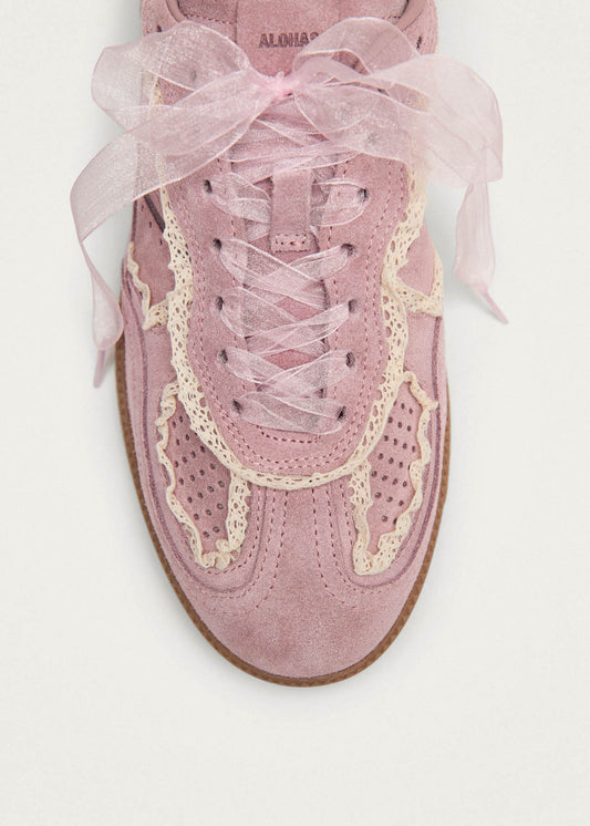 Tb.490 Mule Crochet Pink Leather Sneakers-image