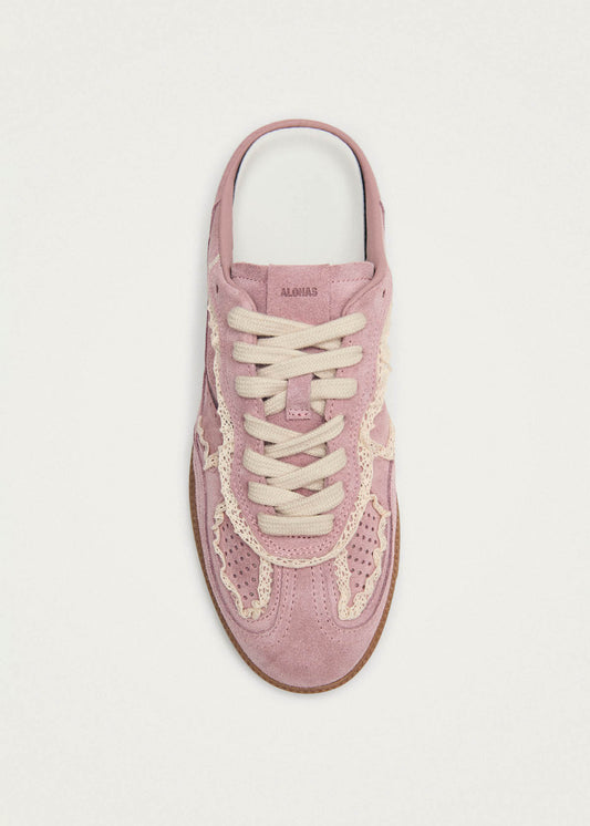 Tb.490 Mule Crochet Pink Leather Sneakers-image