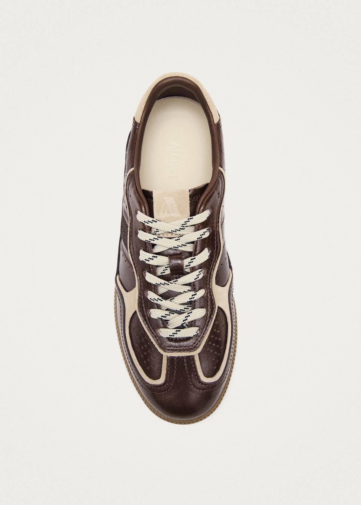 Tb.490 Patent Brown Leather Sneakers