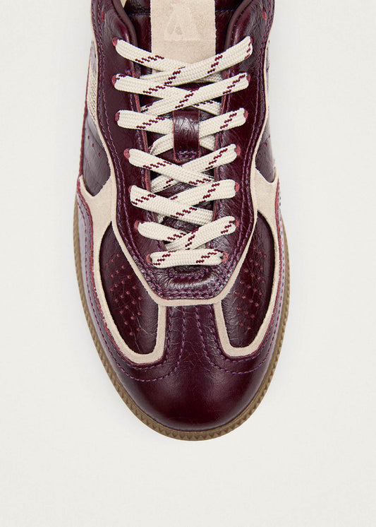 Tb.490 Patent Burgundy Leather Sneakers-image