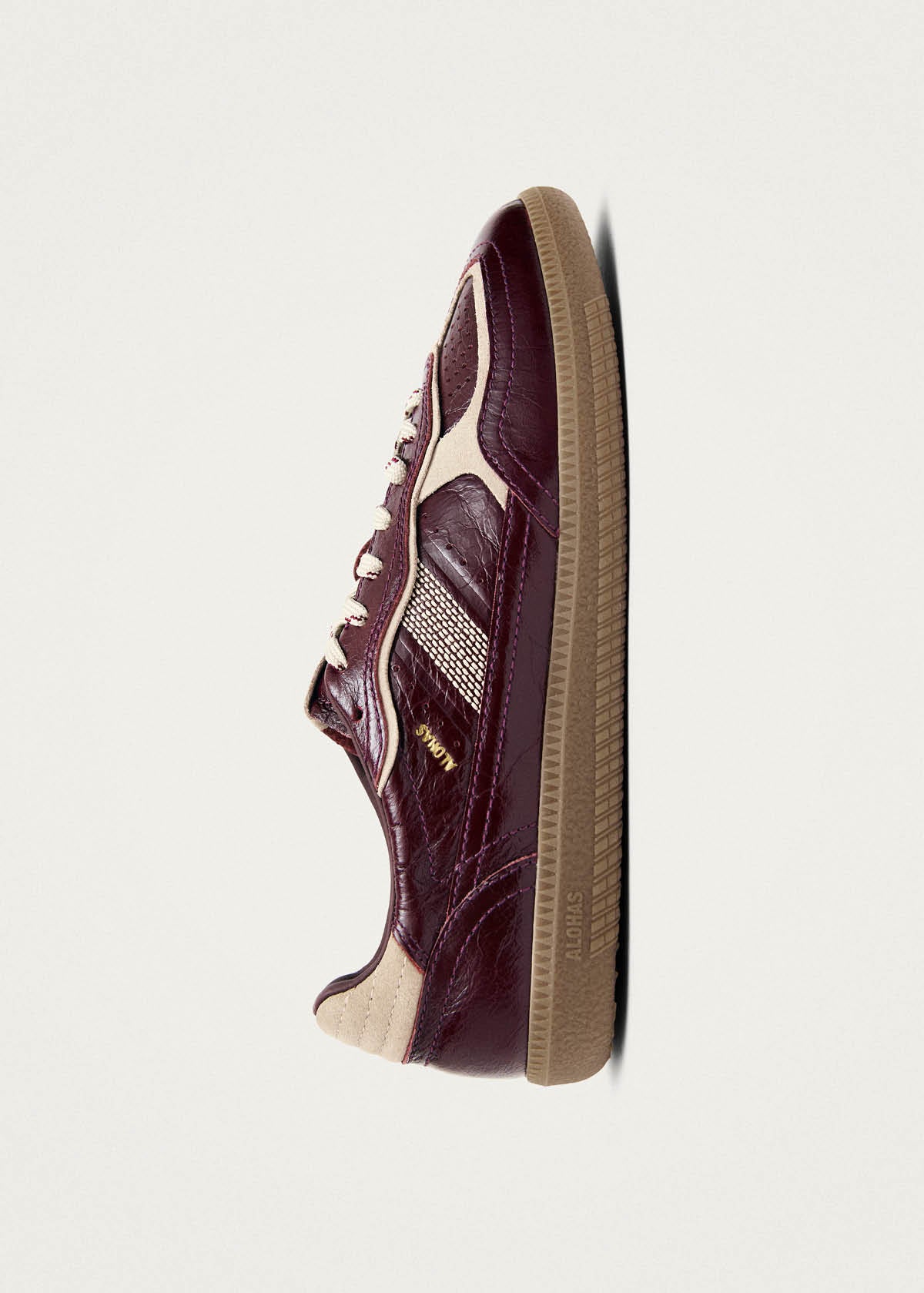 Tb.490 Patent Burgundy Leather Sneakers