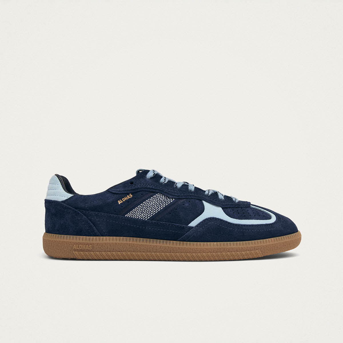 Tb.490 Rife Blue Tones Leather Sneakers | ALOHAS