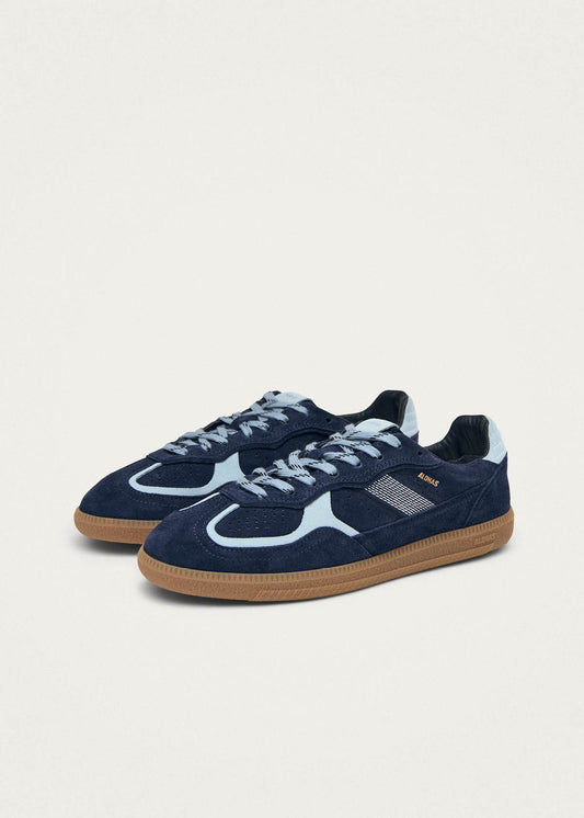 Tb.490 Rife Blaue Töne Leder Sneakers-image