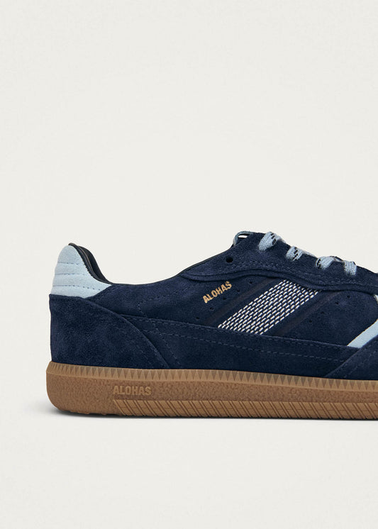 Tb.490 Rife Blaue Töne Leder Sneakers-image