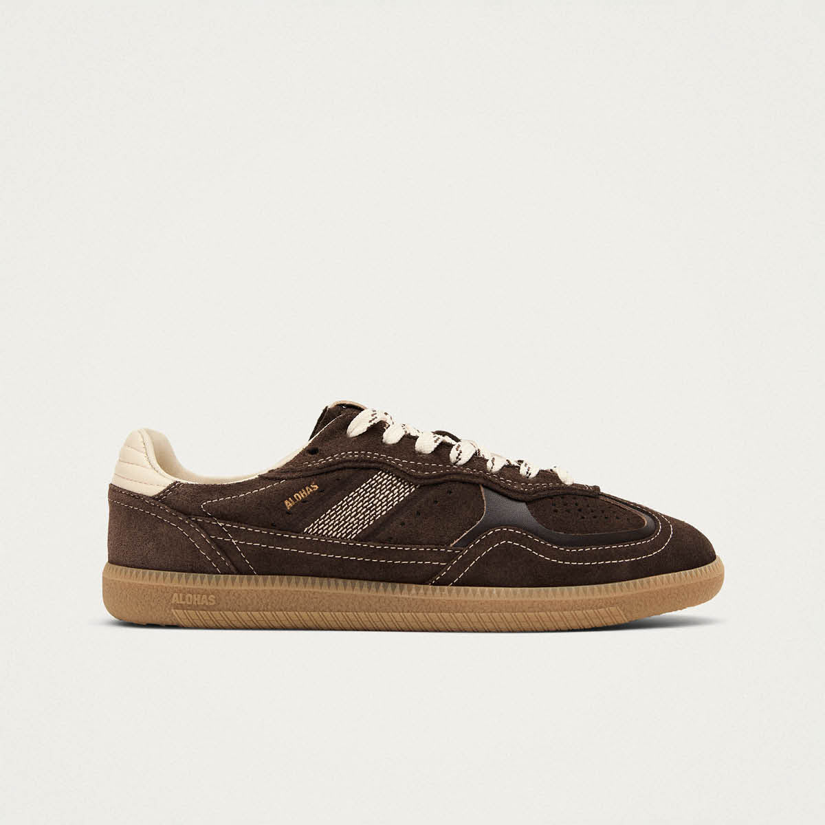 Tb.490 Rife Chocolate Cream Leather Sneakers | ALOHAS