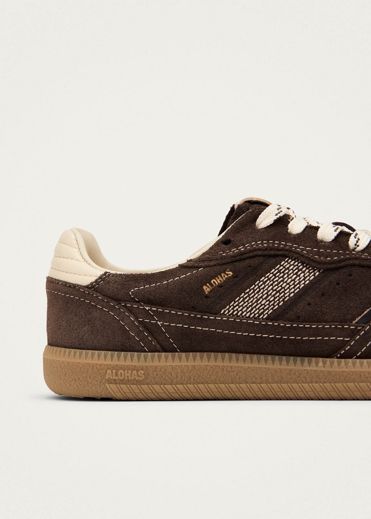 Tb.490 Rife Schokoladencreme-Leder Sneakers