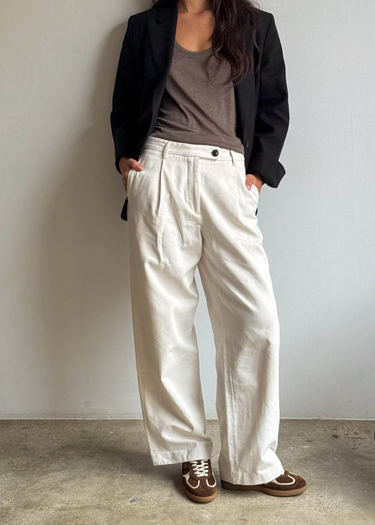 Tb.490 Rife Kakao- und Off-White-Leder Sneakers-image