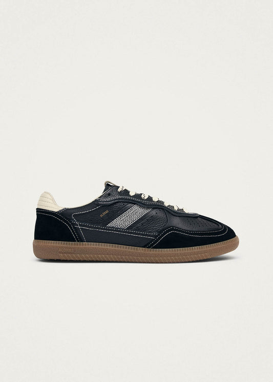 Tb.490 Rife Grain Schwarz & Creme Leder Sneakers-image