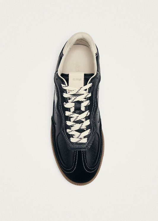 Tb.490 Rife Grain Schwarz & Creme Leder Sneakers-image