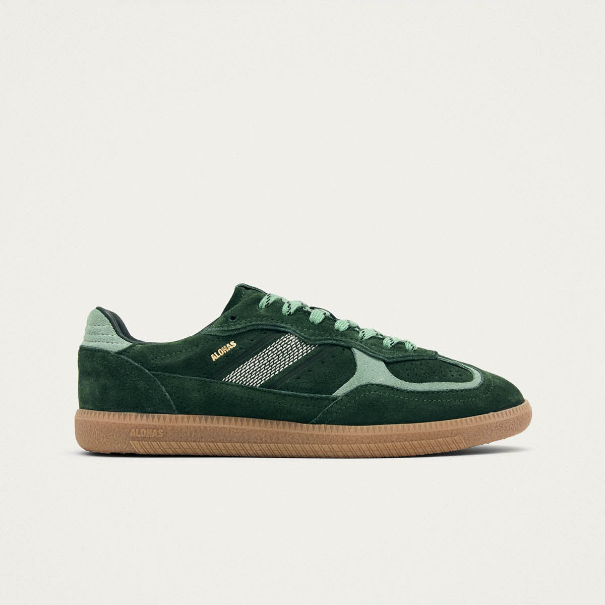 Tb.490 Sneakers in Pelle Verde Tono