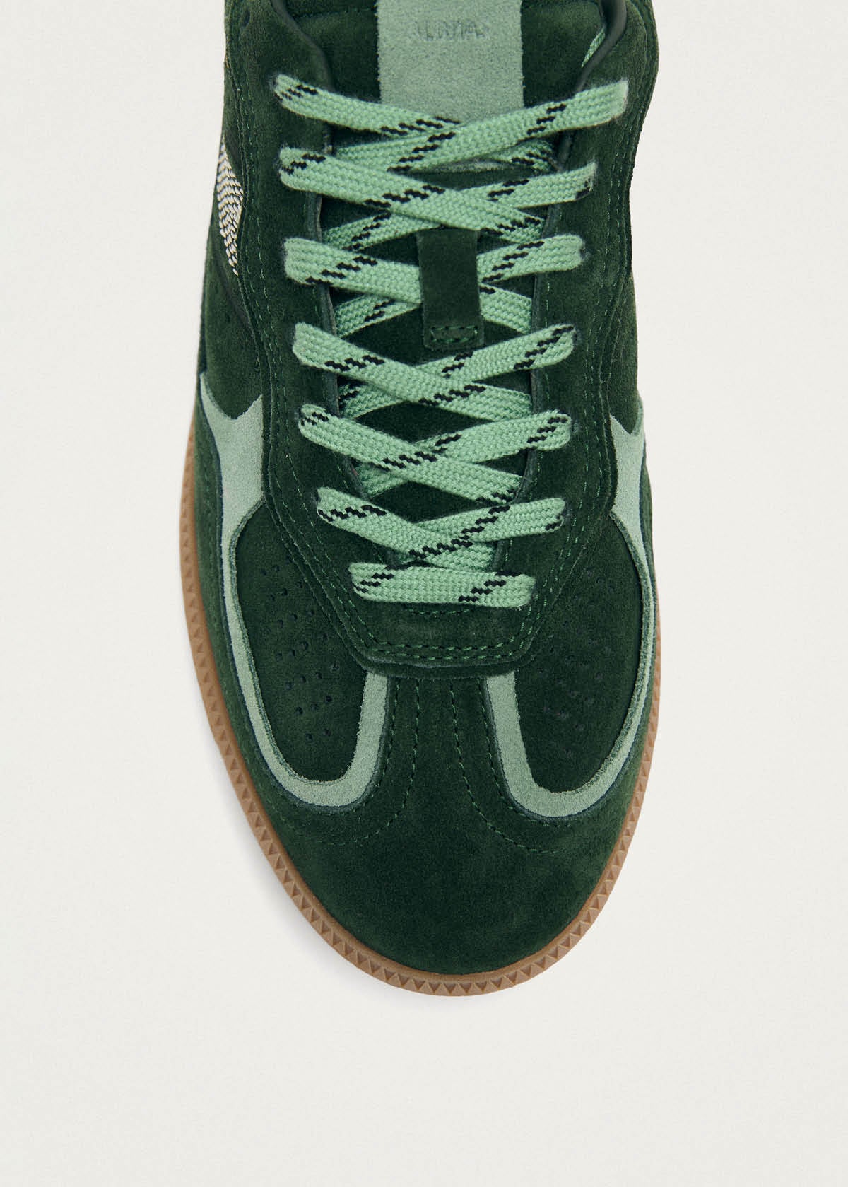 Tb.490 Rife Green Tones Leather Sneakers | ALOHAS