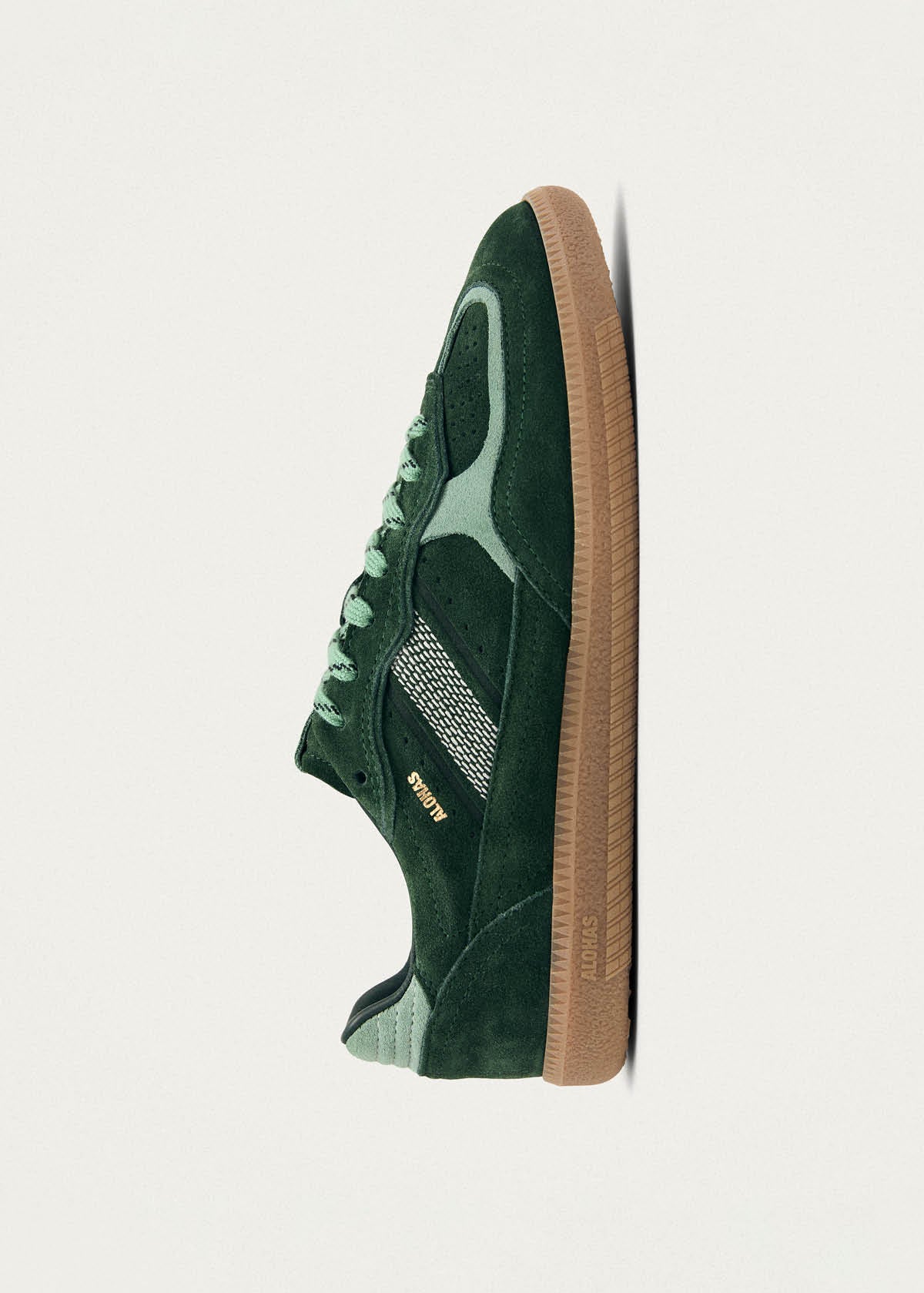 Tb.490 Rife Green Tones Leather Sneakers | ALOHAS