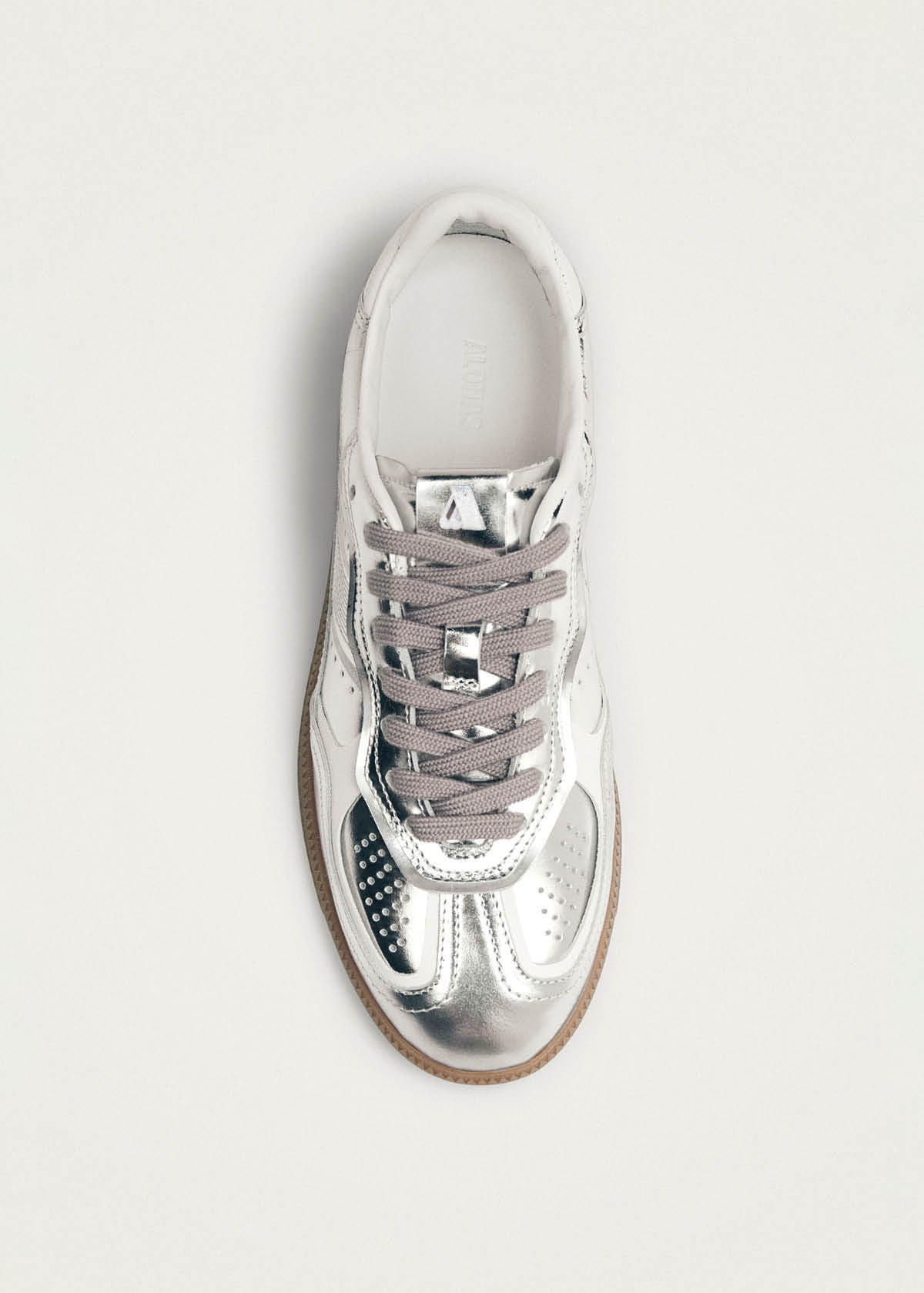 Tb.490 Rife Sneakers in Pelle Argento
