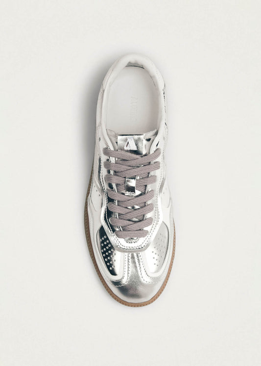 Tb.490 Rife Zapatillas de Piel Plateadas-image