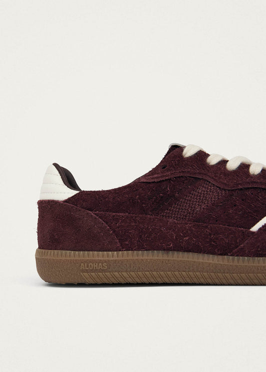 Tb.490 Wildleder Fuzzy Burgunder-Leder Sneakers-image
