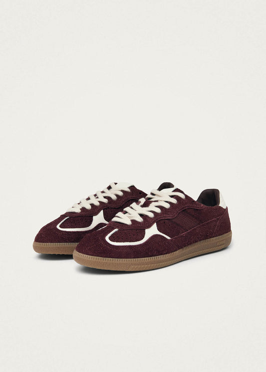 Tb.490 Wildleder Fuzzy Burgunder-Leder Sneakers-image