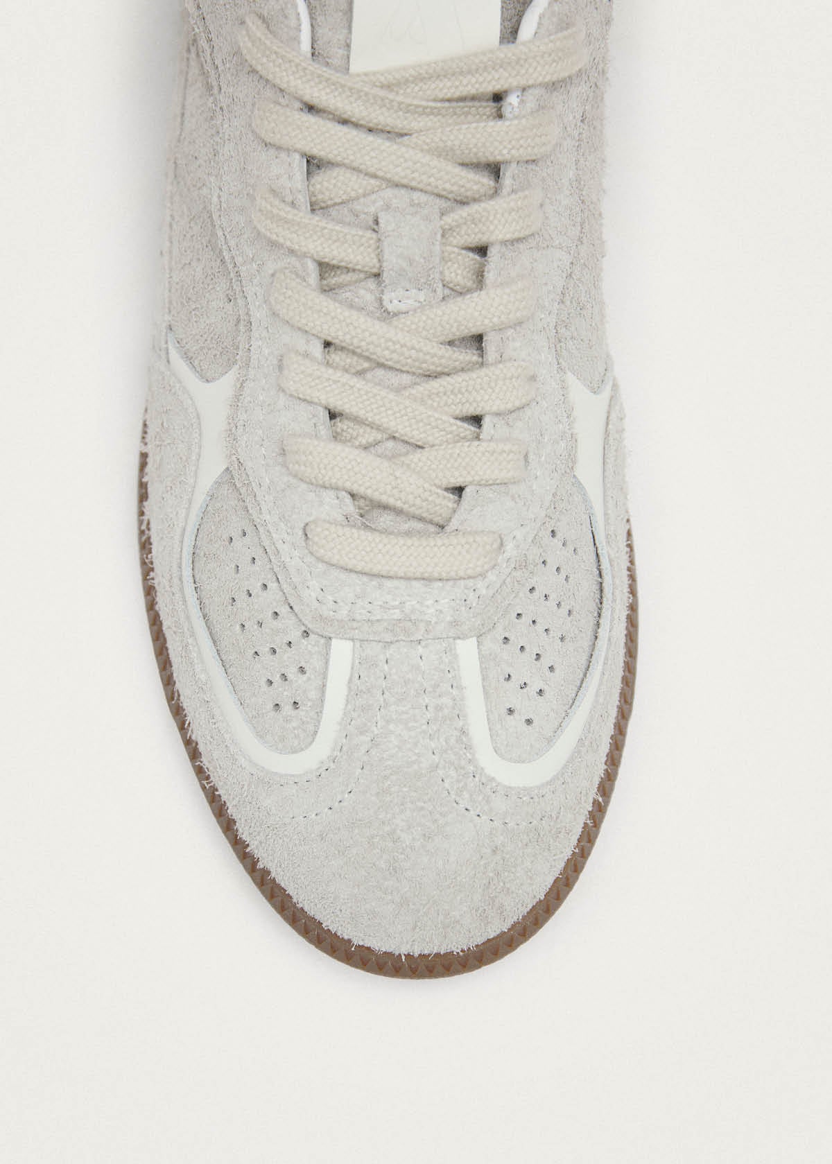 Tb.490 Zapatillas de Ante Fuzzy Color Crema