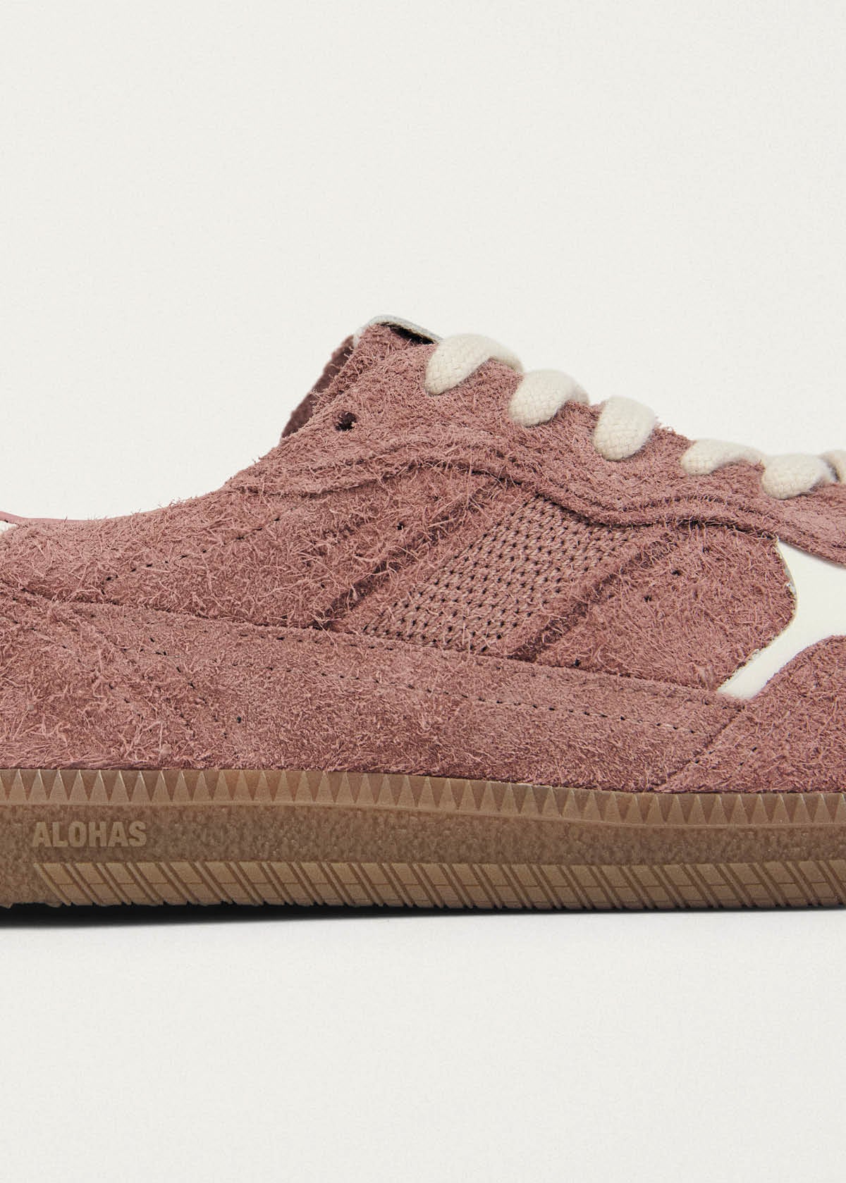 Tb.490 Suede Fuzzy Rosebrown Leather Sneakers