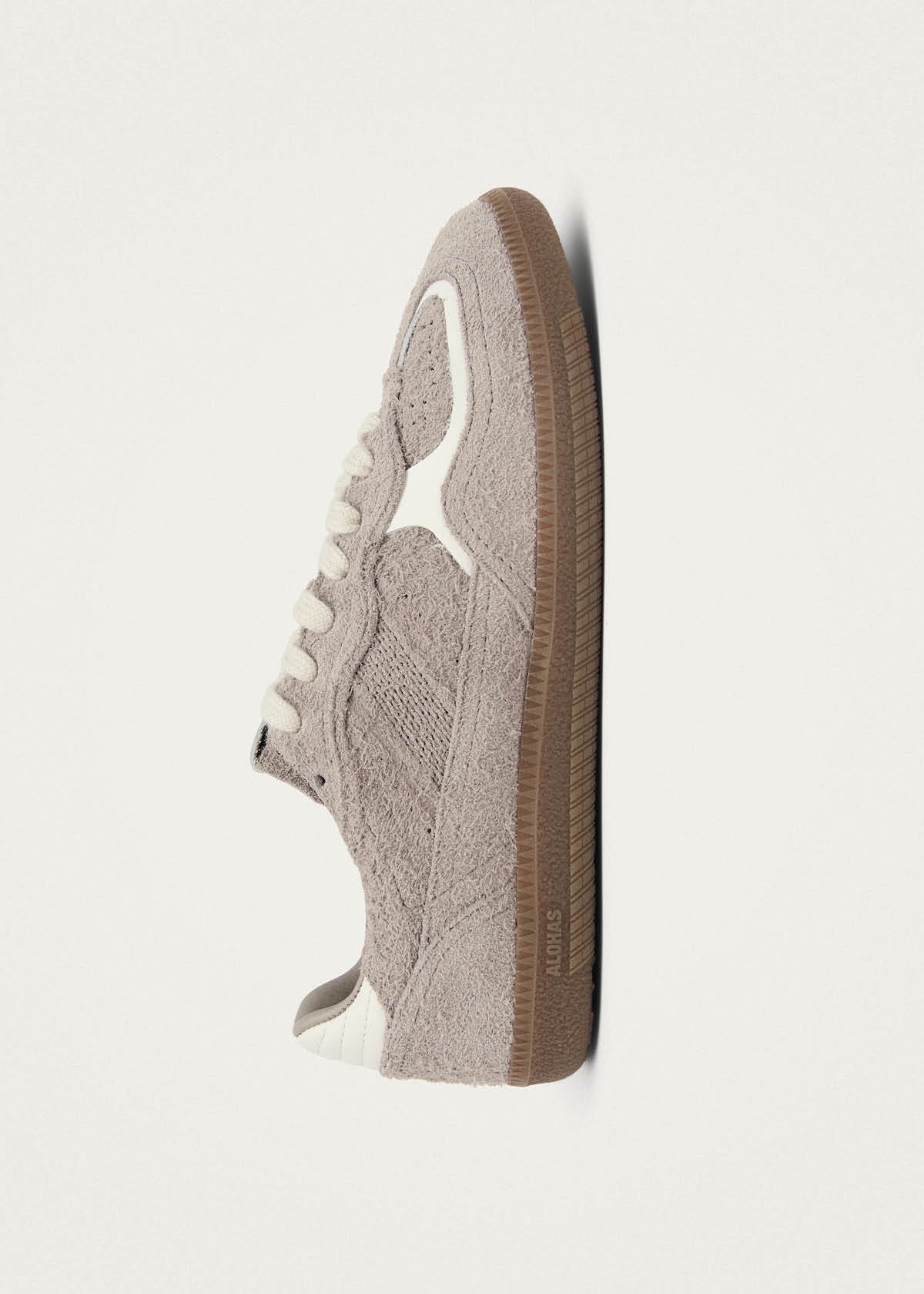 Tb.490 Suede Fuzzy Taupe Leather Sneakers