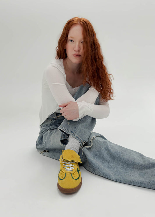 Tb.490 World Club Brasil Leather Sneakers-image